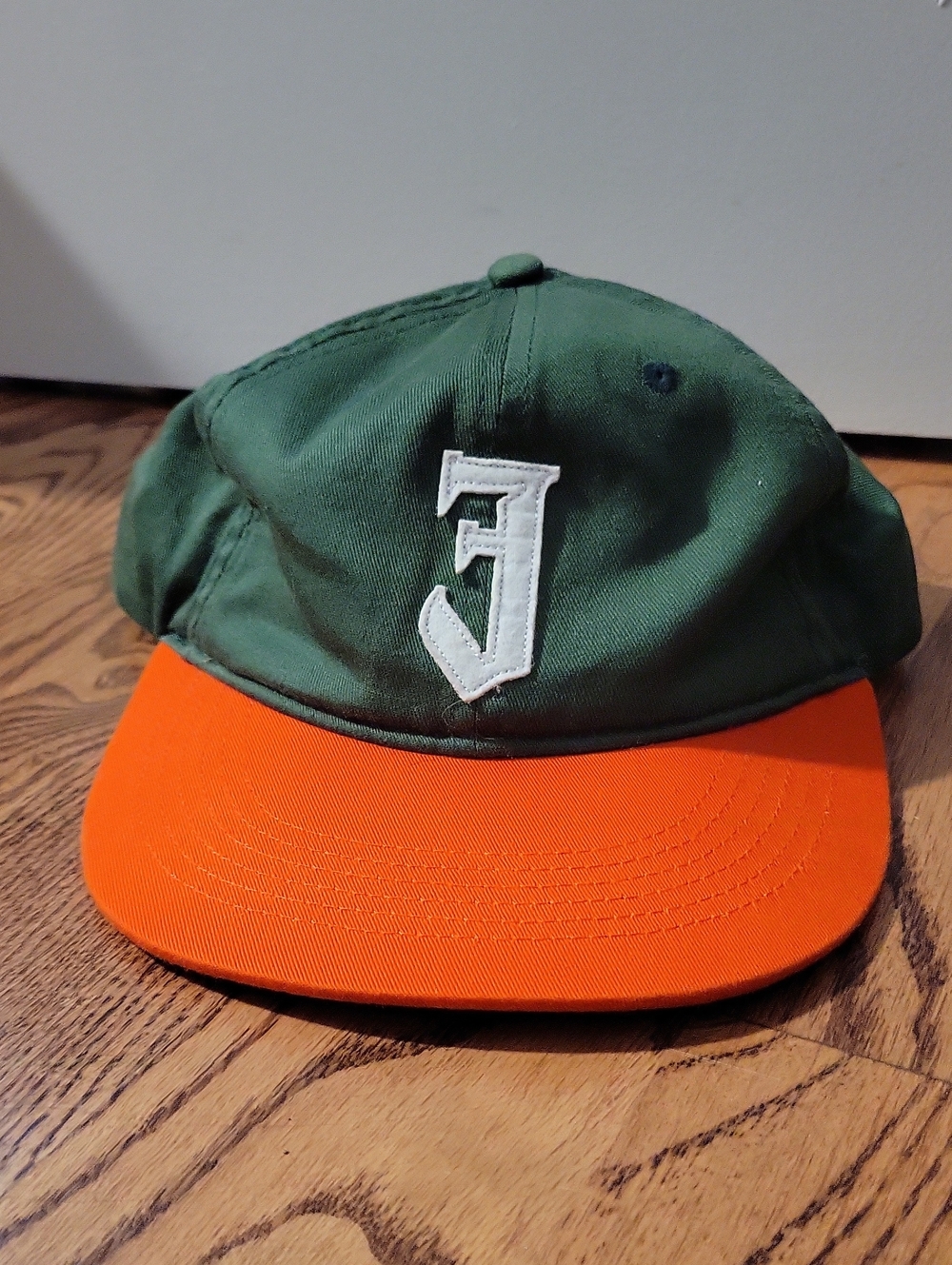 Jagermeister Two-Tone Green and Orange Baseball Cap